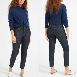 Everlane Mid Rise Skinny Jean Dark Indigo NEW